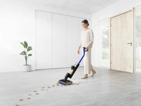 Dyson Wash G1 Aspirapolvere a bastone Batteria Bagnato Senza sacchetto Nero, Blu