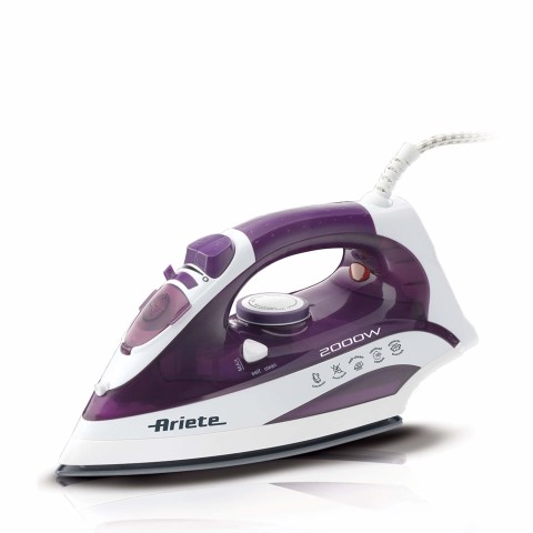 Ariete 6235 Steam Iron - Ferro da stiro con piastra in Ceramica - Vapore 25 gr/min - Colpo vapore 140 gr/min - vapore verticale - 2000 Watt