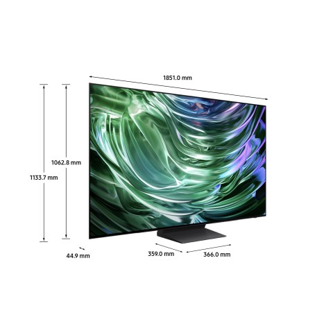 Samsung TV OLED 4K 83” QE83S90DAEXZT Smart TV Wi-Fi Graphite Black 2024, Processore NQ4 AI GEN2, Self-illuminating pixels, Laser Slim Design, Dolby Atmos