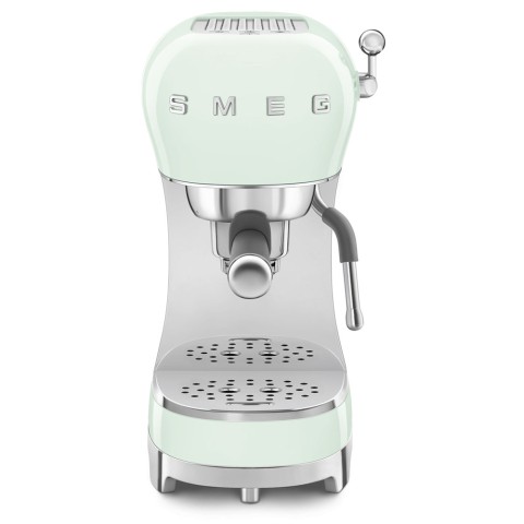 Smeg Macchina da Caffè Espresso Manuale 50's Style – Verde Pastello LUCIDO – ECF02PGEU