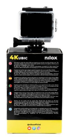 Nilox NXAC4KUBIC01 fotocamera per sport d'azione 4 MP 4K Ultra HD CMOS 56,2 g