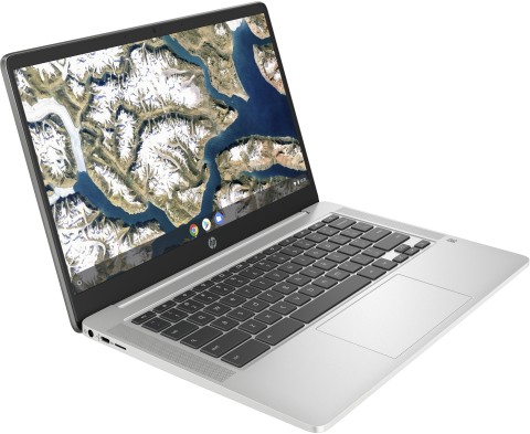 HP Chromebook 14a-na0060nl Intel® Celeron® N4120 35,6 cm (14") Full HD 4 GB LPDDR4-SDRAM 64 GB eMMC Wi-Fi 5 (802.11ac) ChromeOS Argento