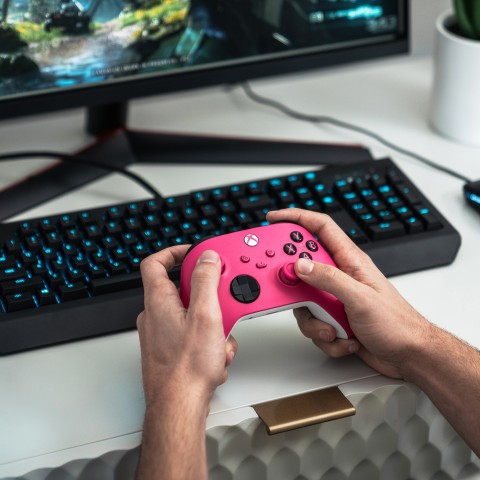 Microsoft Controller Wireless per Xbox - Deep Pink per Xbox Series X|S, Xbox One e dispositivi Windows