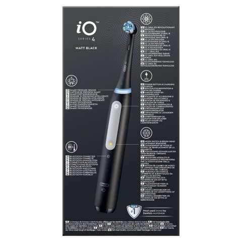 Oral-B iO Series 4 Adulto Spazzolino a vibrazione Nero