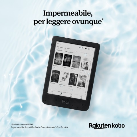 Rakuten Kobo Clara BW lettore e-book Touch screen 16 GB Wi-Fi Nero