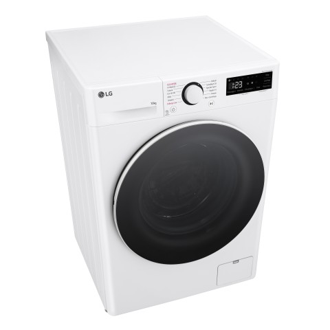 LG F4R5010TSWW Lavatrice 10kg AI DD, Classe A-10%, 1400 giri, TurboWash, Vapore