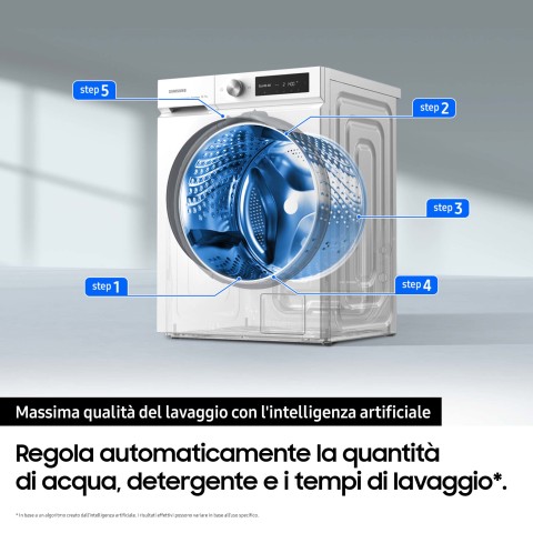 Samsung WW11BB744DGB lavatrice Caricamento frontale 11 kg 1400 Giri/min Nero