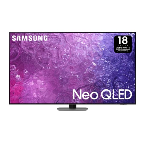 Samsung Series 9 TV QE75QN90CATXZT Neo QLED 4K, Smart TV 75" Processore Neural Quantum 4K, Dolby Atmos e OTS+, Carbon Silver 2023