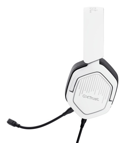 Trust GXT492W Carus Auricolare Cablato A Padiglione Gaming Bianco