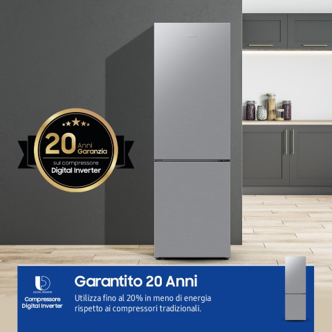 Samsung Frigorifero Combinato EcoFlex 1.85m 344L RB33B610ESA