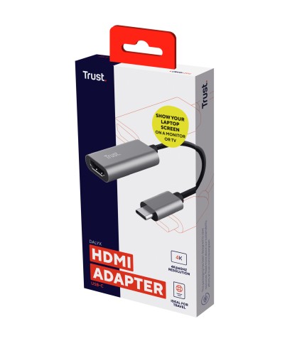 Trust Dalyx adattatore grafico USB Grigio