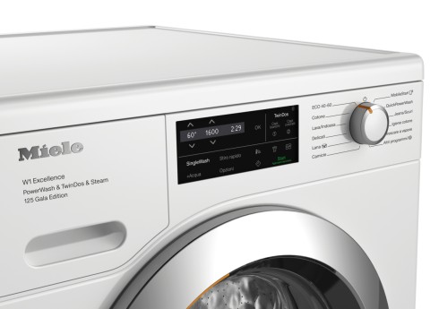 Miele WEI885 WCS 125 Gala Edition lavatrice Caricamento frontale 9 kg 1600 Giri/min Bianco