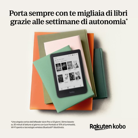 Rakuten Kobo Clara BW lettore e-book Touch screen 16 GB Wi-Fi Nero