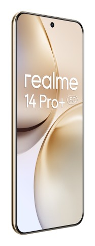 realme 14 Pro+ 5G 17,4 cm (6.83") Doppia SIM Android 15 USB tipo-C 12 GB 512 GB 6000 mAh Perlato, Bianco