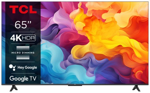 TCL P655 Serie P65 Smart TV Ultra HD 4K 65" 65P655, Dolby Audio, Controlli vocali, Google TV