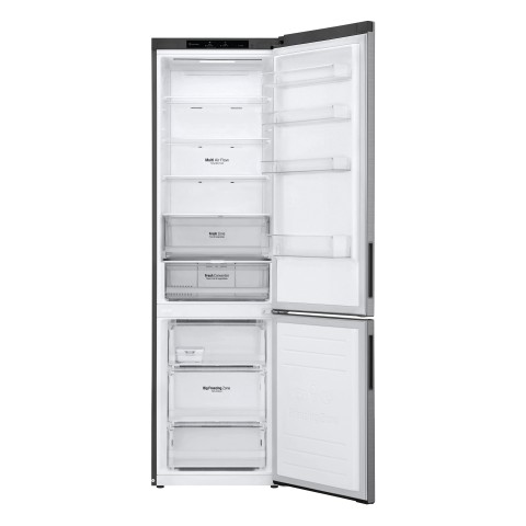 LG GBP62PZNCC1 Frigorifero combinato, Classe C, 384L, Fresh Converter, No frost, Inox