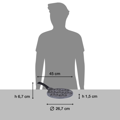 Aeternum AP000152 padella Padella per frittelle Rotondo