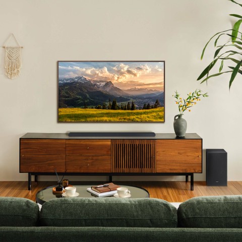 Samsung Soundbar HW-S700D/ZF Serie S, 7 Speaker, Wireless Dolby Atmos, Audio a 3.1 Canali, Q-Simphony, Compatibile con Alexa e Google Assistant, Black 2024