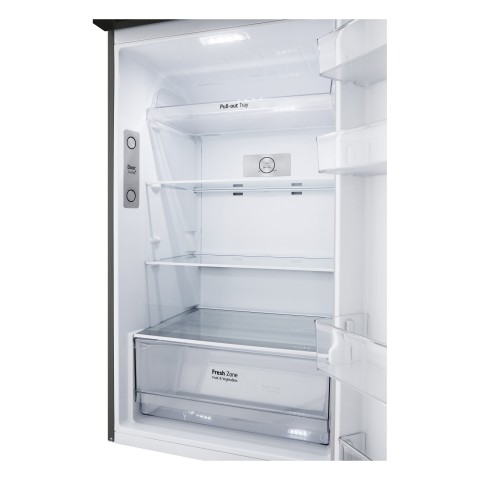 LG GTBV36PZGKD Frigorifero doppia porta 70cm, Classe E, 395L, Door & Linear Cooling, Inox