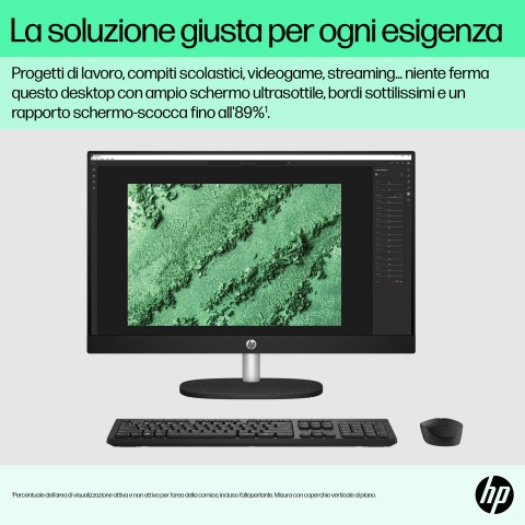 HP 24-cr0044nl Intel® Core™ i3 i3-1315U 60,5 cm (23.8") 1920 x 1080 Pixel PC All-in-one 8 GB DDR4-SDRAM 512 GB SSD Windows 11 Home Wi-Fi 6 (802.11ax) Bianco