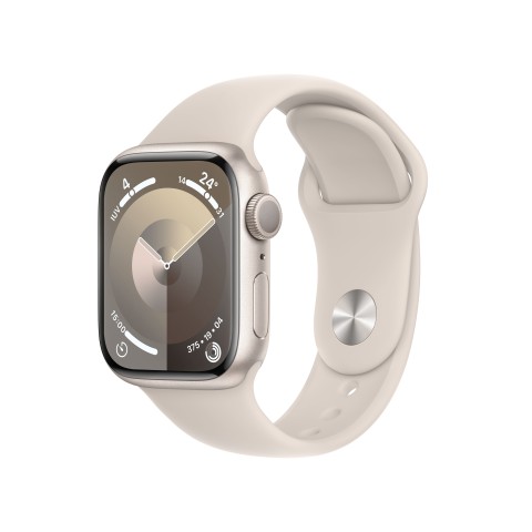 Apple Watch Series 9 GPS Cassa 41mm in Alluminio Galassia con Cinturino Sport Galassia - M/L