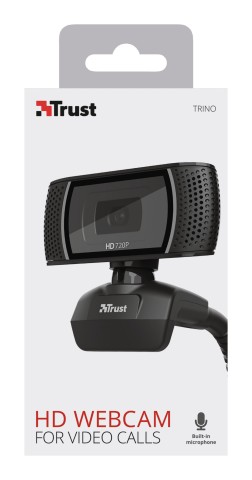 Trust Trino webcam 8 MP 1280 x 720 Pixel USB 2.0 Nero