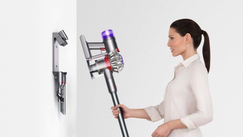 Dyson V8 aspirapolvere senza filo Nichel, Argento Senza sacchetto