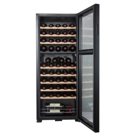 Zoppas HZWC-54L8D Cantinetta vino con compressore Libera installazione Nero 55 bottiglia/bottiglie