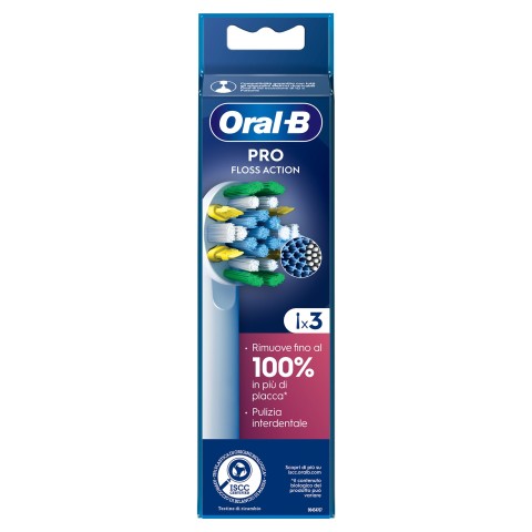 Oral-B Testine Di Ricambio Pro Floss Action, 3 Testine