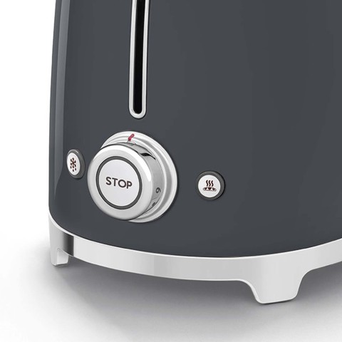 Smeg Tostapane 50's Style – Grafite LUCIDO 2x2 – TSF01GREU