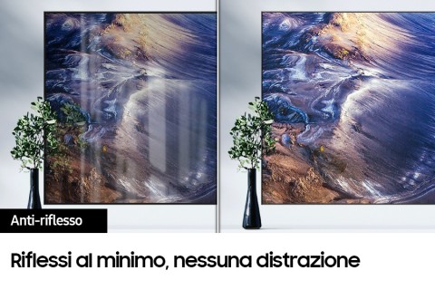 Samsung Series 9 TV QE65QN90CATXZT Neo QLED 4K, Smart TV 65" Processore Neural Quantum 4K, Dolby Atmos e OTS+, Carbon Silver 2023