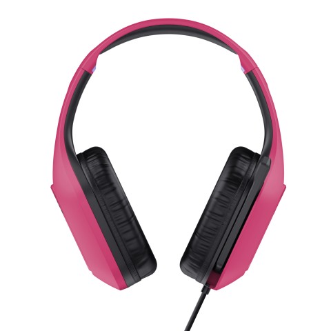 Trust GXT 415P Zirox Auricolare Cablato A Padiglione Giocare Rosa