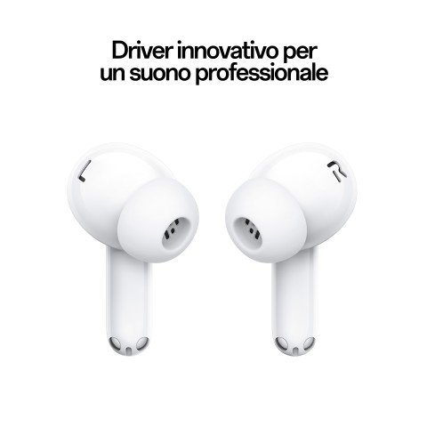 OPPO Enco Air3 Pro Auricolari True Wireless,30h di Autonomia, Driver in Bambù da 12.4mm, Bluetooth 5.3, Controlli Touch, Cancellazione del rumore IA, Android e iOS, IP55, [Versione Italiana], White