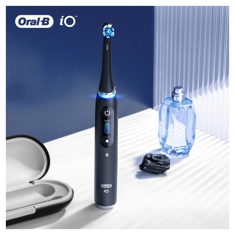 Oral-B iO Ultimate Clean Testine Di Ricambio Nere , 4 Pezzi