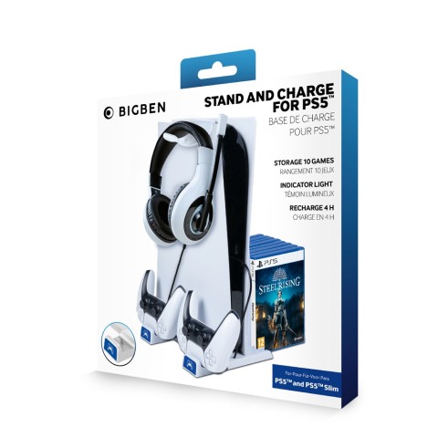 Bigben Interactive PS5SCHARGESTAND parte e accessorio per console da gioco Sistema di ricarica