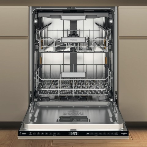 Whirlpool MaxiSpace Lavastoviglie W7I HF60 TU da incasso: 60 cm, nero - Maxi Space