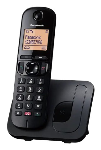 Panasonic KX-TGC250JTB telefono Telefono DECT Identificatore di chiamata Nero