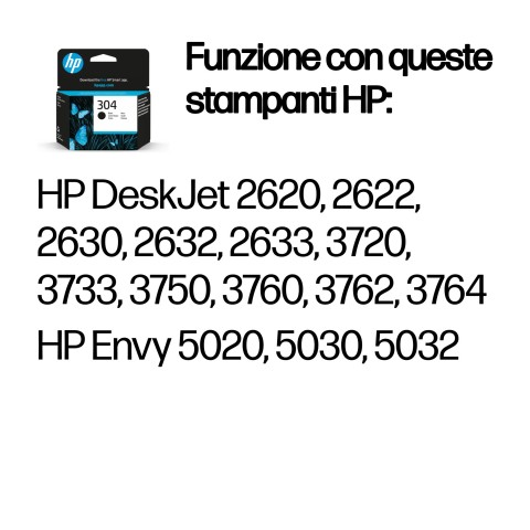 HP Cartuccia inchiostro originale nero 304