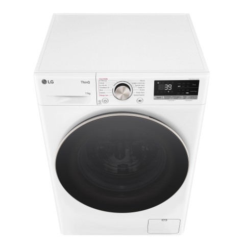 LG F4R7011TSWG Lavatrice 11kg AI DD, Classe A-10%, 1400 giri, TurboWash, Vapore