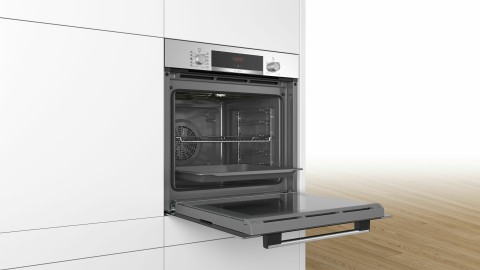 Bosch Serie 4 HRA314BR0 Forno con vapore da incasso 60 x 60 cm Acciaio Classe A