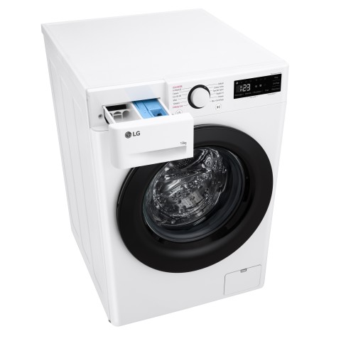 LG F4R3013NSWB Lavatrice 13kg AI DD, Classe A-20%, 1400 giri, Lavaggio a vapore