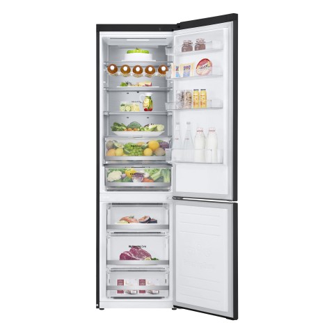 LG GBB72MCUGN Frigorifero combinato, Classe D, 384L, Wi-Fi, Wine Rack, No frost, Nero