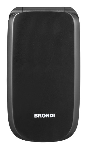 Brondi Raptor 7,11 cm (2.8") 106 g Nero, Metallico Telefono per anziani