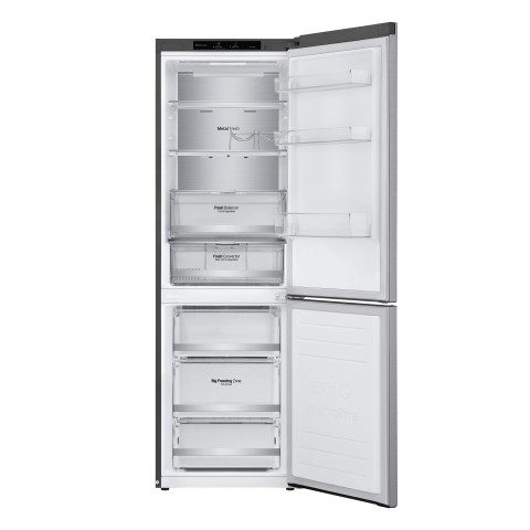 LG GBP62PZNCN Frigorifero combinato, Classe C, 384L, Fresh Converter, No frost, Inox