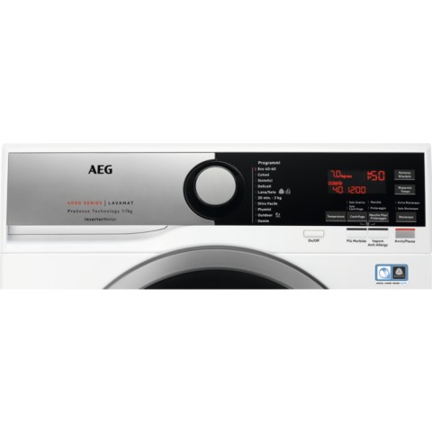 AEG Series 6000 L6SE74B lavatrice Caricamento frontale 7 kg 1351 Giri/min Bianco