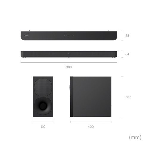 SONY SOUNDBAR HTS400 SOUND BAR 2.OCH SIGLE TYPE 2.0 120W