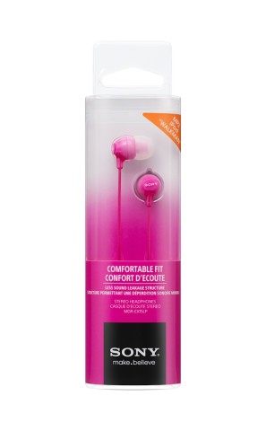 SONY AURIC. MDR EX15LPP PINK CUFFIA AURIC.IN-EAR 8-22000HZ 100DB