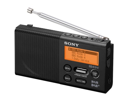 SONY RADIO DAB XDRP1DBPB BLACK RADIO TASCABILE DAB/DAB+ DISP.LCD B