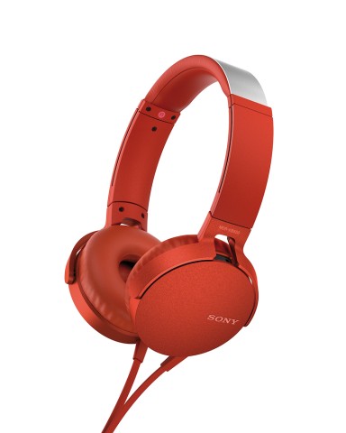 SONY CUFFIA MDR XB550APR ROSSO CUFFIA ARCH. 5-22000HZ 102DB C/MIC.