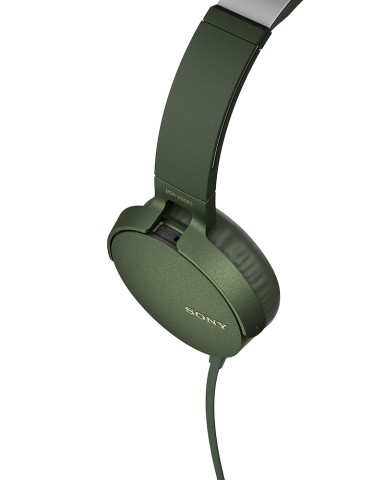 SONY CUFFIA MDR XB550APG VERDE CUFFIA ARCH. 5-22000HZ 102DB C/MIC.